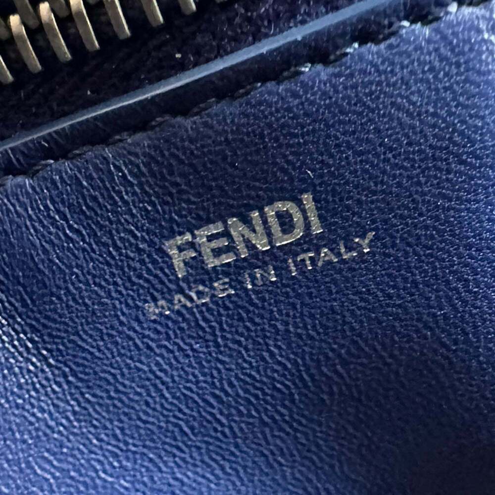 FENDI Blue Leather Shoulder Bag - Picture 11 of 12